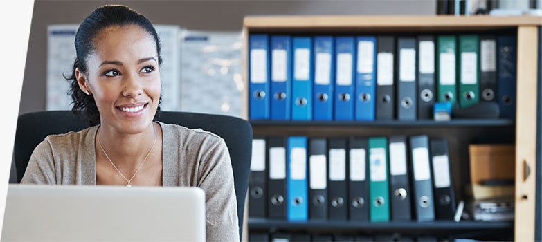 Click-N-Ship business customer working from home.